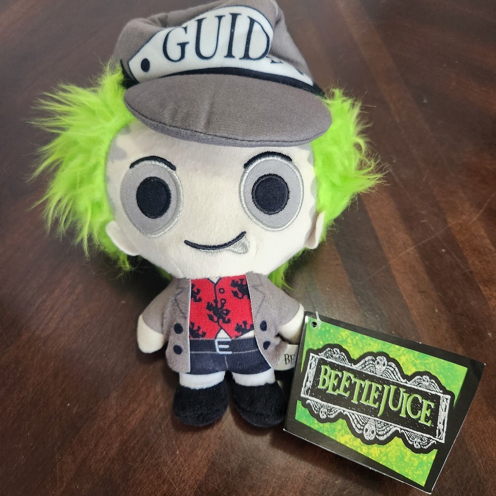 Beetlejuice with Guide Hat Movie Plush Toy 7-inch New